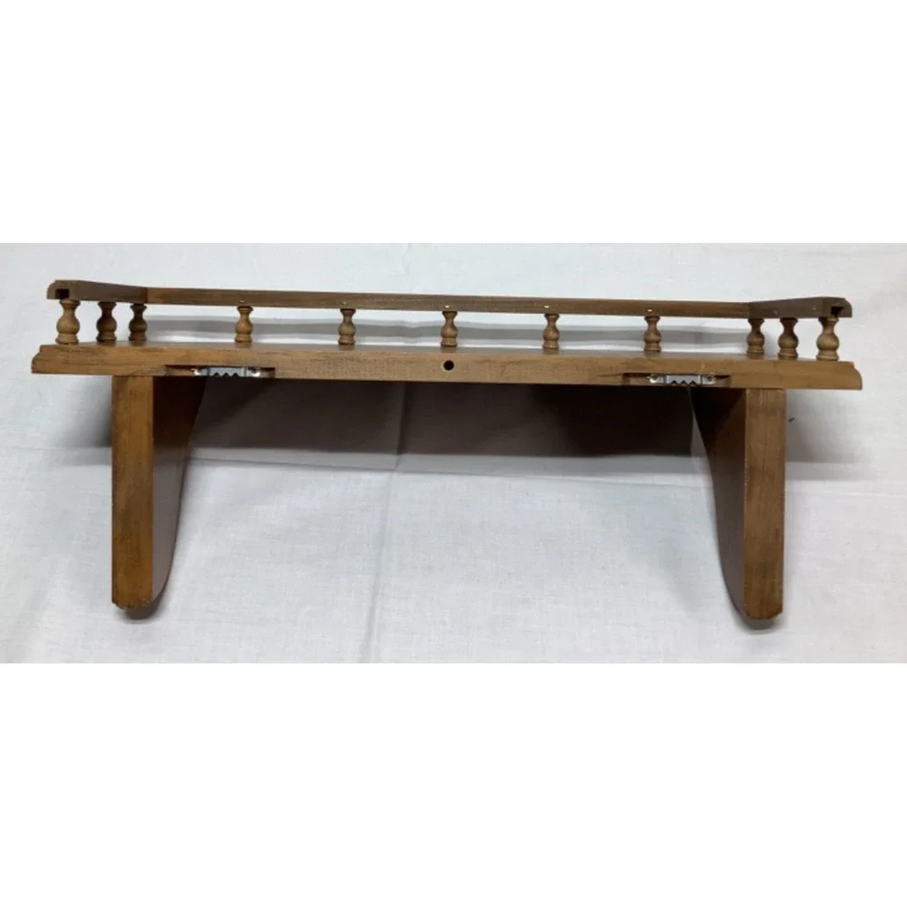 Wall Mounted Colonial Style Wooden Wall Shelf Gallery Spindle Rail 6.5